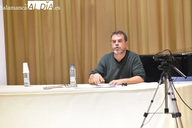Íñigo Ongay, durante su ponencia