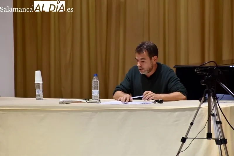 Íñigo Ongay, durante su ponencia