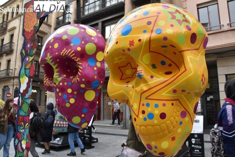 Llega a Salamanca 'Mexicráneos', una de las exposiciones de arte urbano más grandes del mundo | Fotos: Vanesa Martins