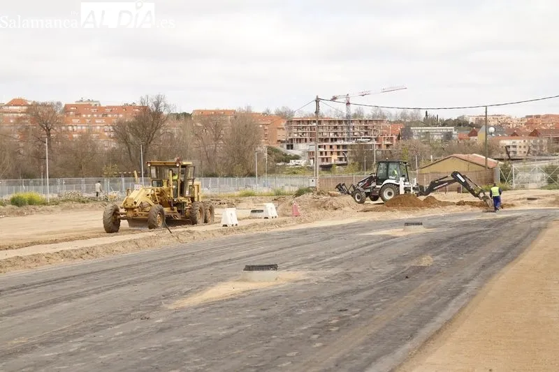 Las obras en la avenida Ignacio Ellacuría comenzaban en abril de este año. Foto de David Sañudo