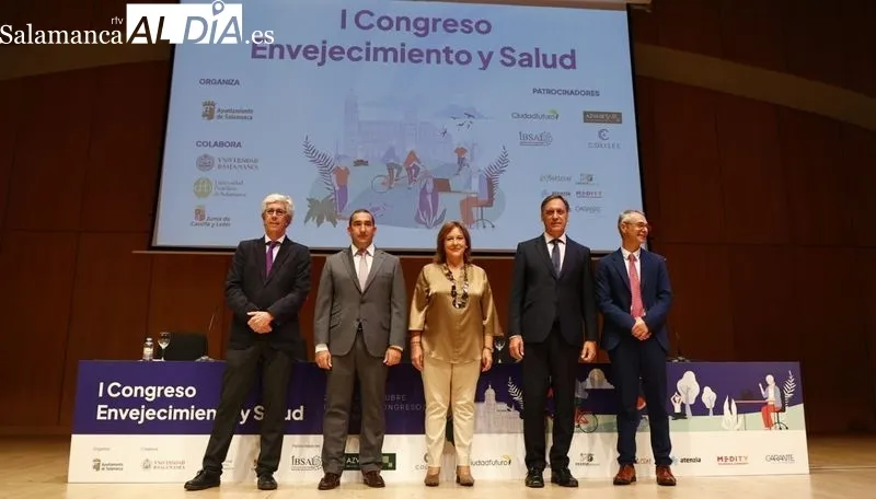 Inauguración del I Congreso Envejecimiento y Salud Ciudad de Salamanca. Foto de David Sañudo