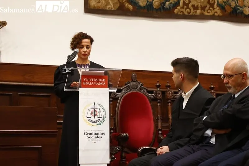 Acto del Colegio Oficial de Graduados Sociales de Salamanca. Foto de David Sañudo