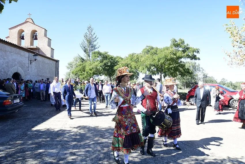 Momento de la Procesión en Alba de Yeltes/ Fotos: Adrián M. Pastor