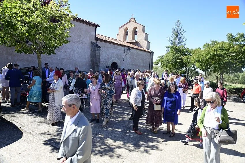 Momento de la Procesión en Alba de Yeltes/ Fotos: Adrián M. Pastor