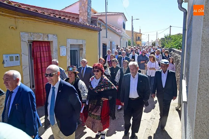 Momento de la Procesión en Alba de Yeltes/ Fotos: Adrián M. Pastor