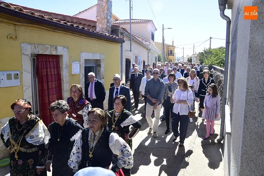 Momento de la Procesión en Alba de Yeltes/ Fotos: Adrián M. Pastor