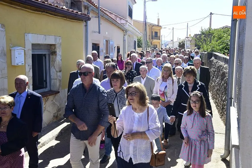 Momento de la Procesión en Alba de Yeltes/ Fotos: Adrián M. Pastor