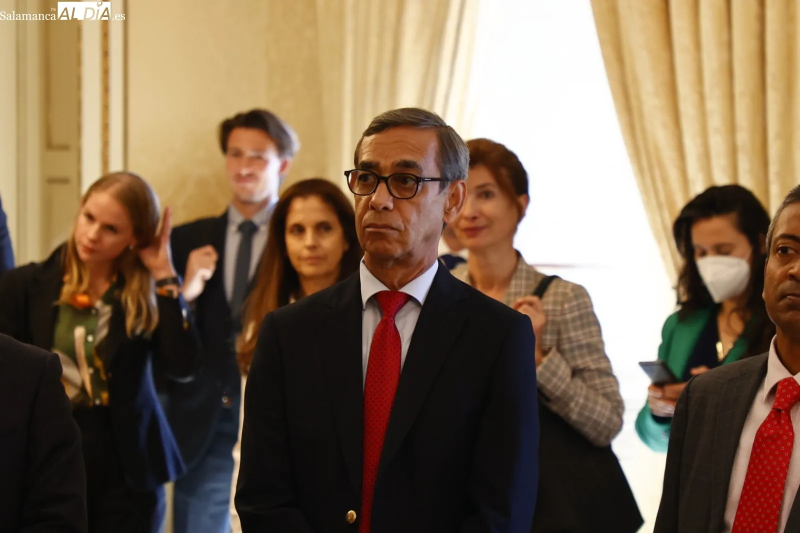Recepción en el Ayuntamiento a los 22 embajadores que han visitado Salamanca para participar en un foro sobre Derechos Humanos. Fotos David Sañudo