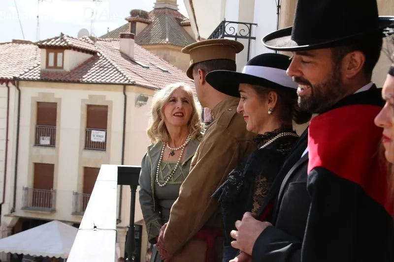 Recreación en Alba de Tormes de la visita de los reyes en el año 1922