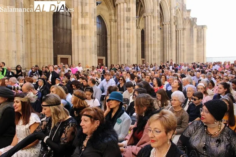 Recreación en Alba de Tormes de la visita de los reyes en el año 1922