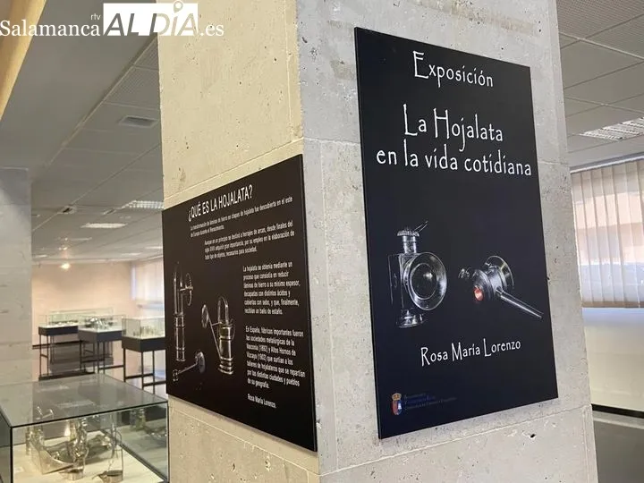 La exposición ‘La Hojalata en la vida cotidiana’ ya se puede visitar en Villares de la Reina