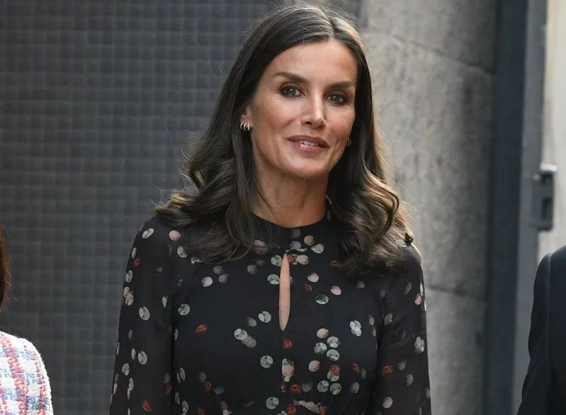 La Reina Letizia, a su llegada al acto central por el 'Día Mundial de la Salud Mental'. Foto EUROPA PRESS