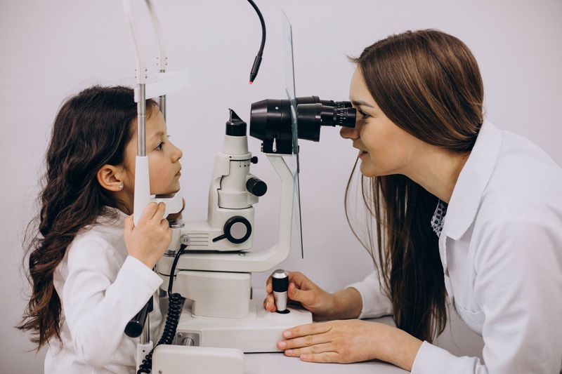 Revisión oftalmológica infantil. Foto: EP