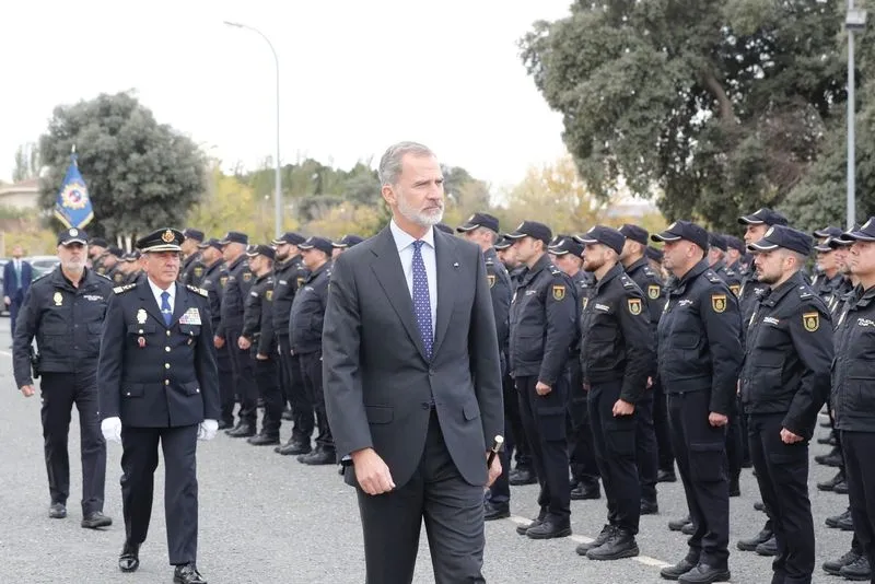 Inauguración en Ávila del Primer Curso del Centro Universitario de Formación de la Policía Nacional. Fotos JCYL y Casa Real
