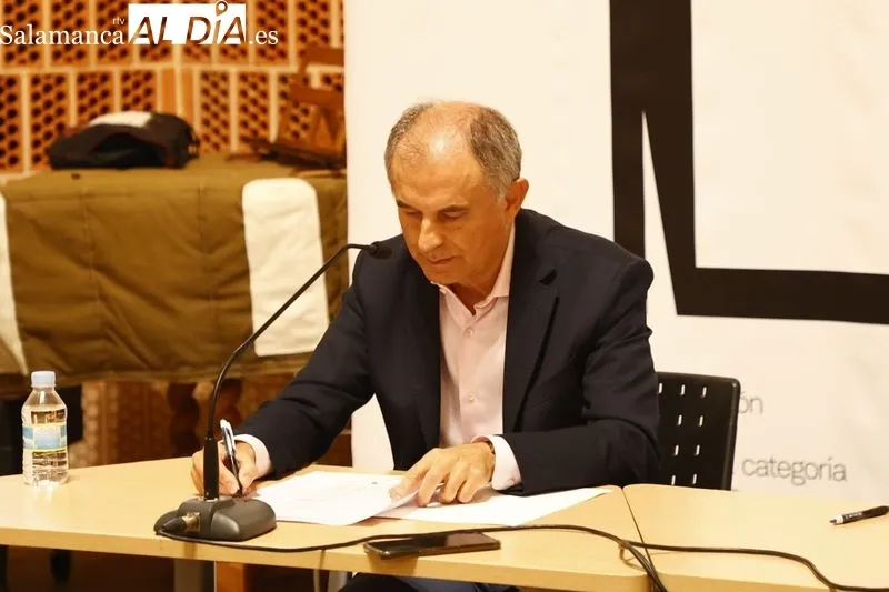 Presentación en Fonseca del Congreso Internacional de Economía de la Longevidad. Foto de David Sañudo