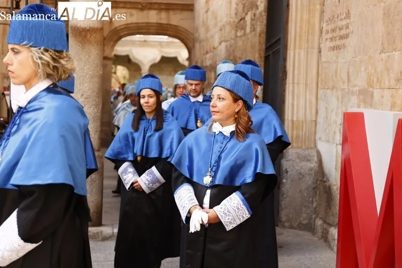 Celebración de la Universidad de Salamanca (USAL) por el primer centenario del doctorado 'honoris causa' de Santa Teresa de Jesús, concedido a título póstumo en octubre de 1922. Foto de David Sañudo