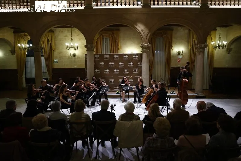 Concierto de la Orquesta de Cámara del Casino de Salamanca. Fotos: David Sañudo