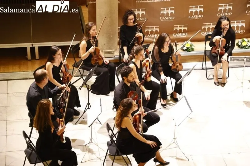 Concierto de la Orquesta de Cámara del Casino de Salamanca. Fotos: David Sañudo