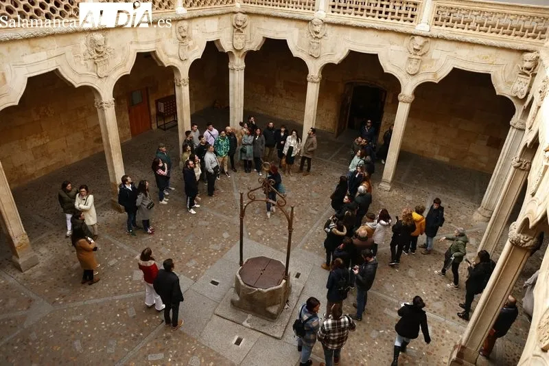 Ambiente en el centro de Salamanca este sábado. Fotos: David Sañudo