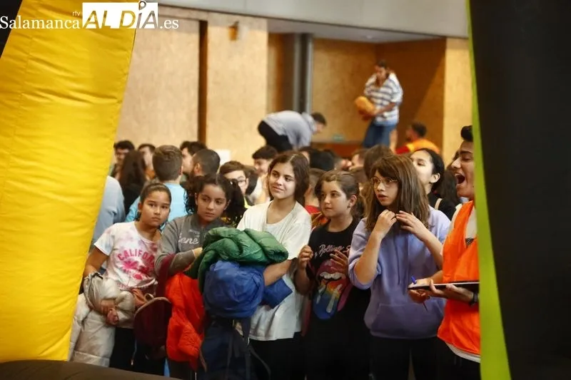 Numerosos niños y jóvenes han participado en el ‘Desafío Joven.EU’. Fotos: David Sañudo