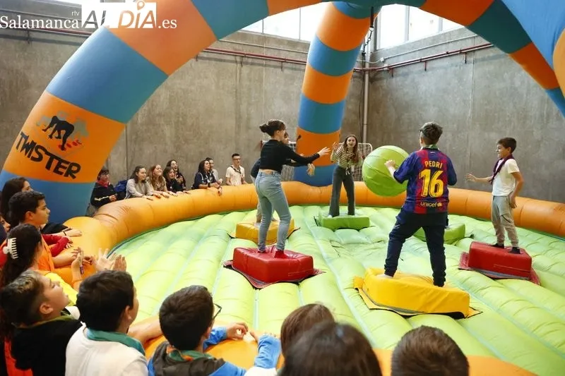 Numerosos niños y jóvenes han participado en el ‘Desafío Joven.EU’. Fotos: David Sañudo