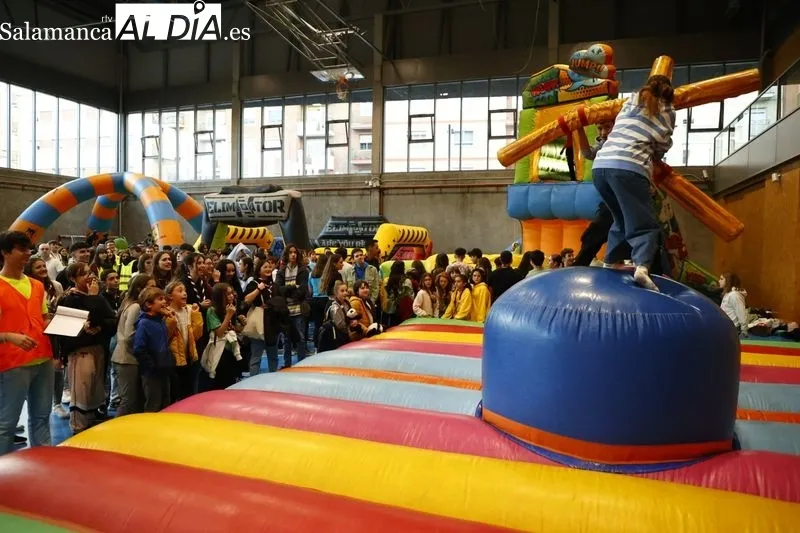 Numerosos niños y jóvenes han participado en el ‘Desafío Joven.EU’. Fotos: David Sañudo