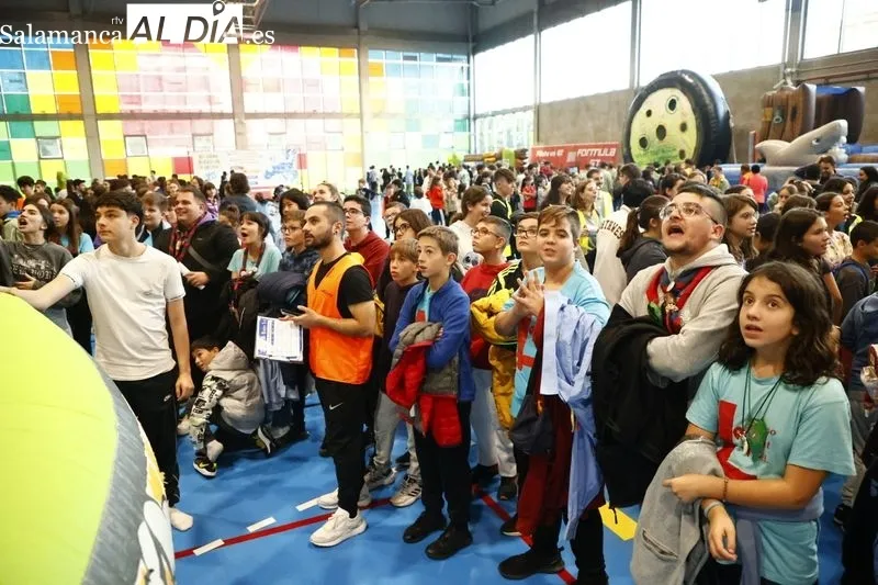 Numerosos niños y jóvenes han participado en el ‘Desafío Joven.EU’. Fotos: David Sañudo