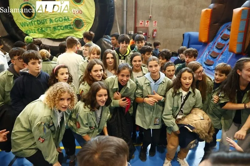 Numerosos niños y jóvenes han participado en el ‘Desafío Joven.EU’. Fotos: David Sañudo