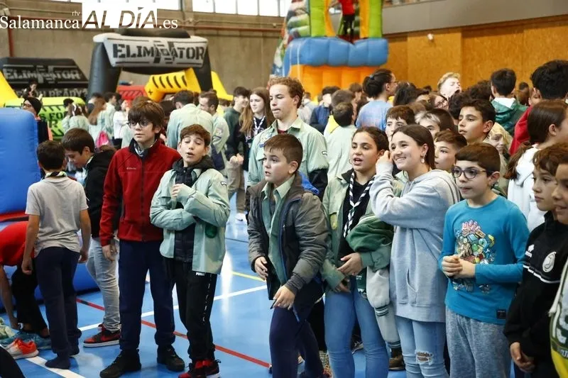 Numerosos niños y jóvenes han participado en el ‘Desafío Joven.EU’. Fotos: David Sañudo
