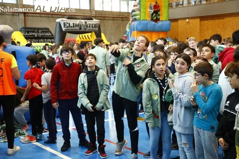 Numerosos niños y jóvenes han participado en el ‘Desafío Joven.EU’. Fotos: David Sañudo