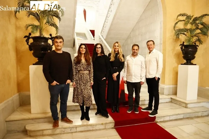 La actriz y directora Vanesa Romero, en la inauguración de las Jornadas Audiovisuales. Salamanca Film Commission. Fotos: David Sañudo