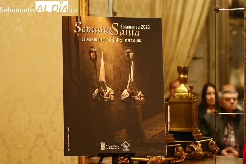 Presentación del cartel de la Semana Santa de Salamanca 2023. Fotos: David Sañudo