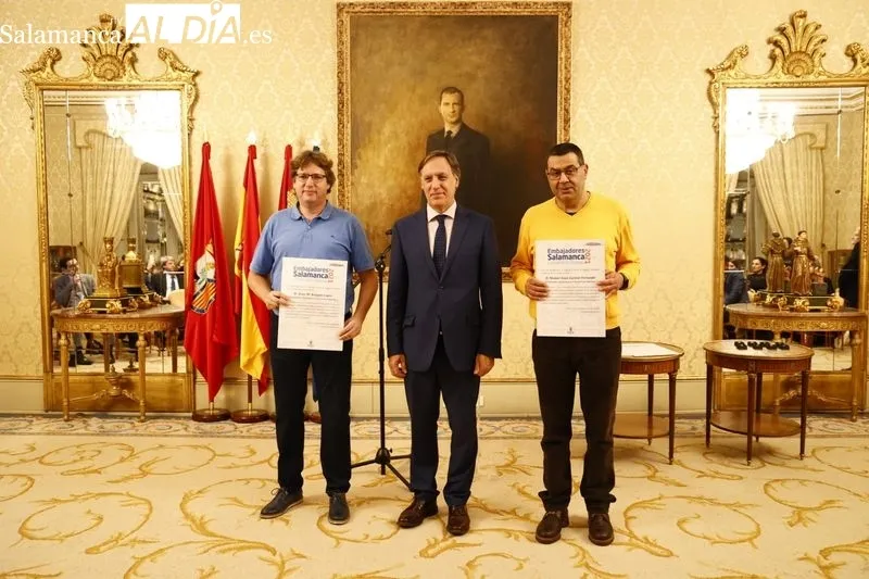 Reconocimiento a los nuevos embajadores de Salamanca Convention Bureau. Fotos: David Sañudo