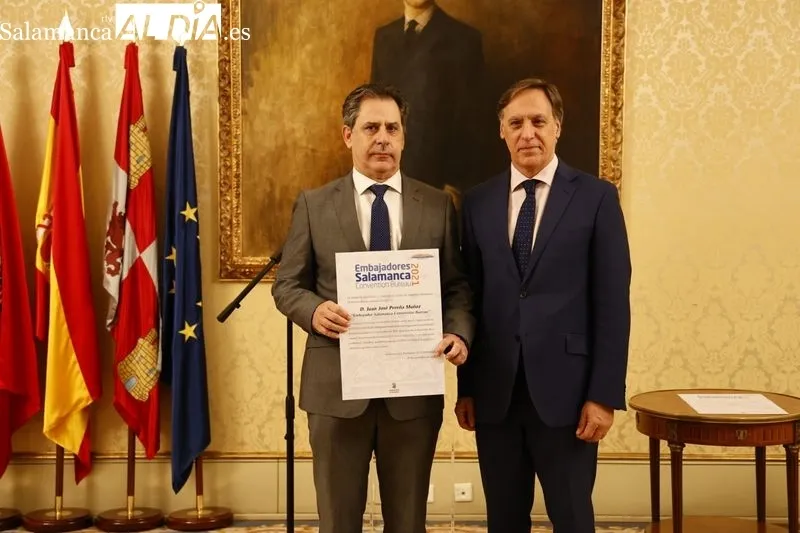 Reconocimiento a los nuevos embajadores de Salamanca Convention Bureau. Fotos: David Sañudo