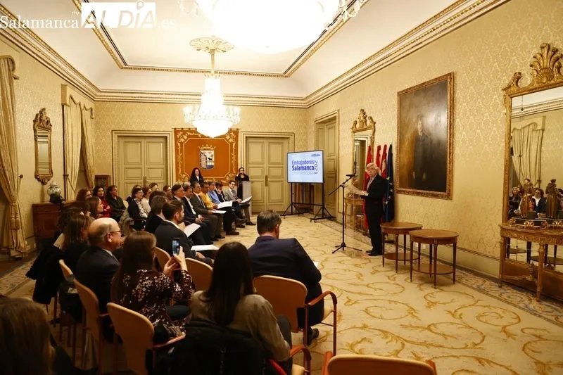Reconocimiento a los nuevos embajadores de Salamanca Convention Bureau. Fotos: David Sañudo
