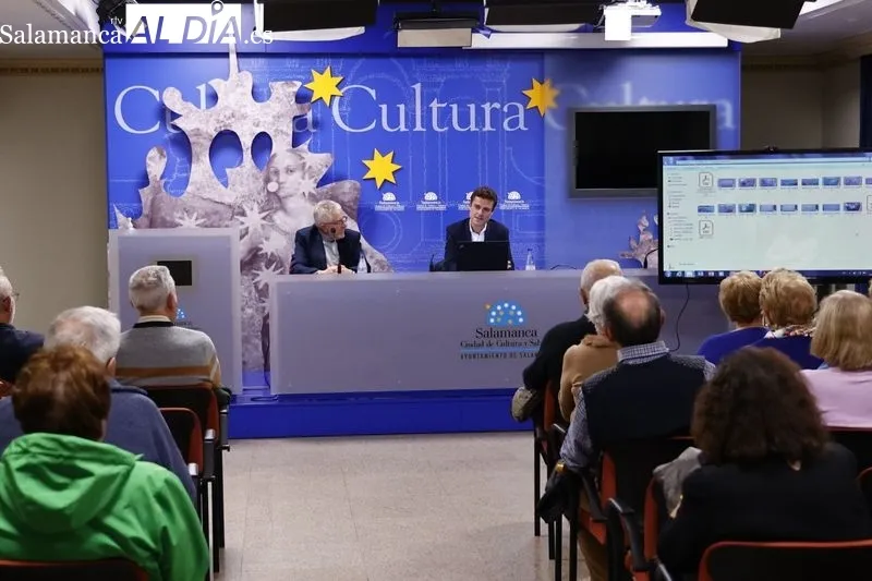 Conferencia del periodista y presentador Javier Gallego. Fotos: David Sañudo