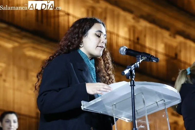 Celebración del Día Internacional para la Eliminación de la Violencia contra la Mujer en Salamanca. Fotos: David Sañudo