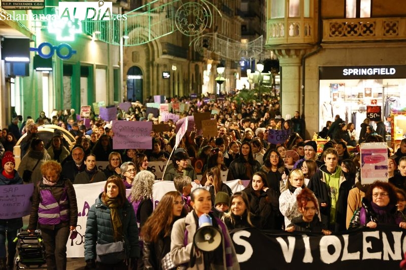 Salamanca alza la voz contra la violencia de género