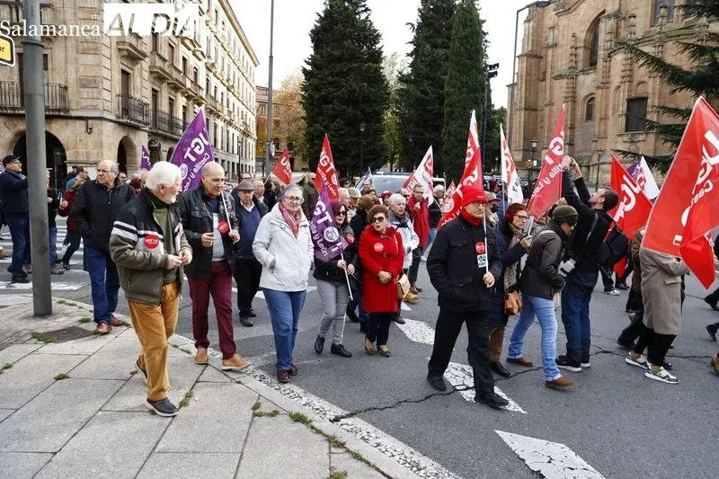 Manifestación en Salamanca en defensa de la democracia. Fotos: David Sañudo