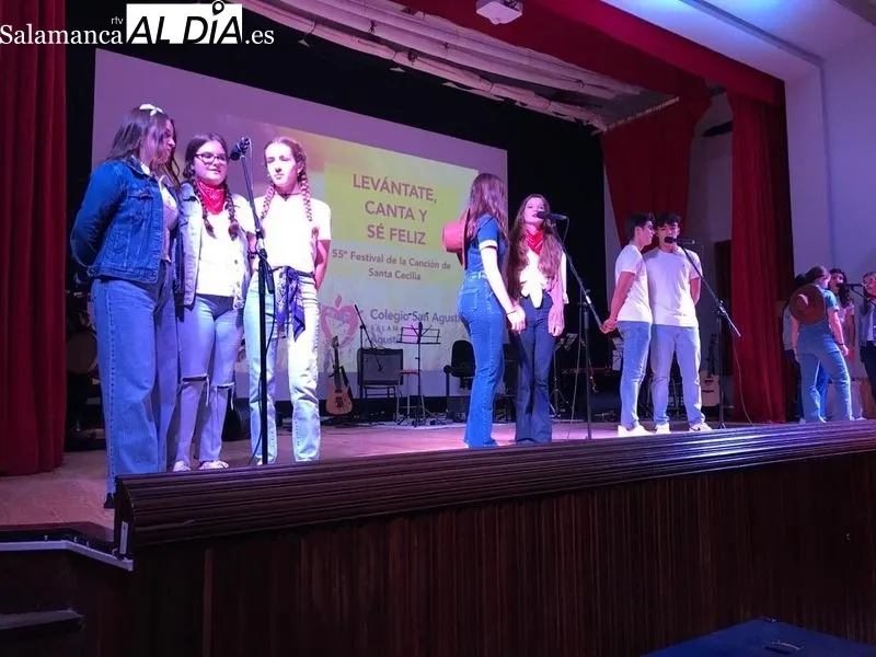 Festival de Santa Cecilia en el colegio San Agustín