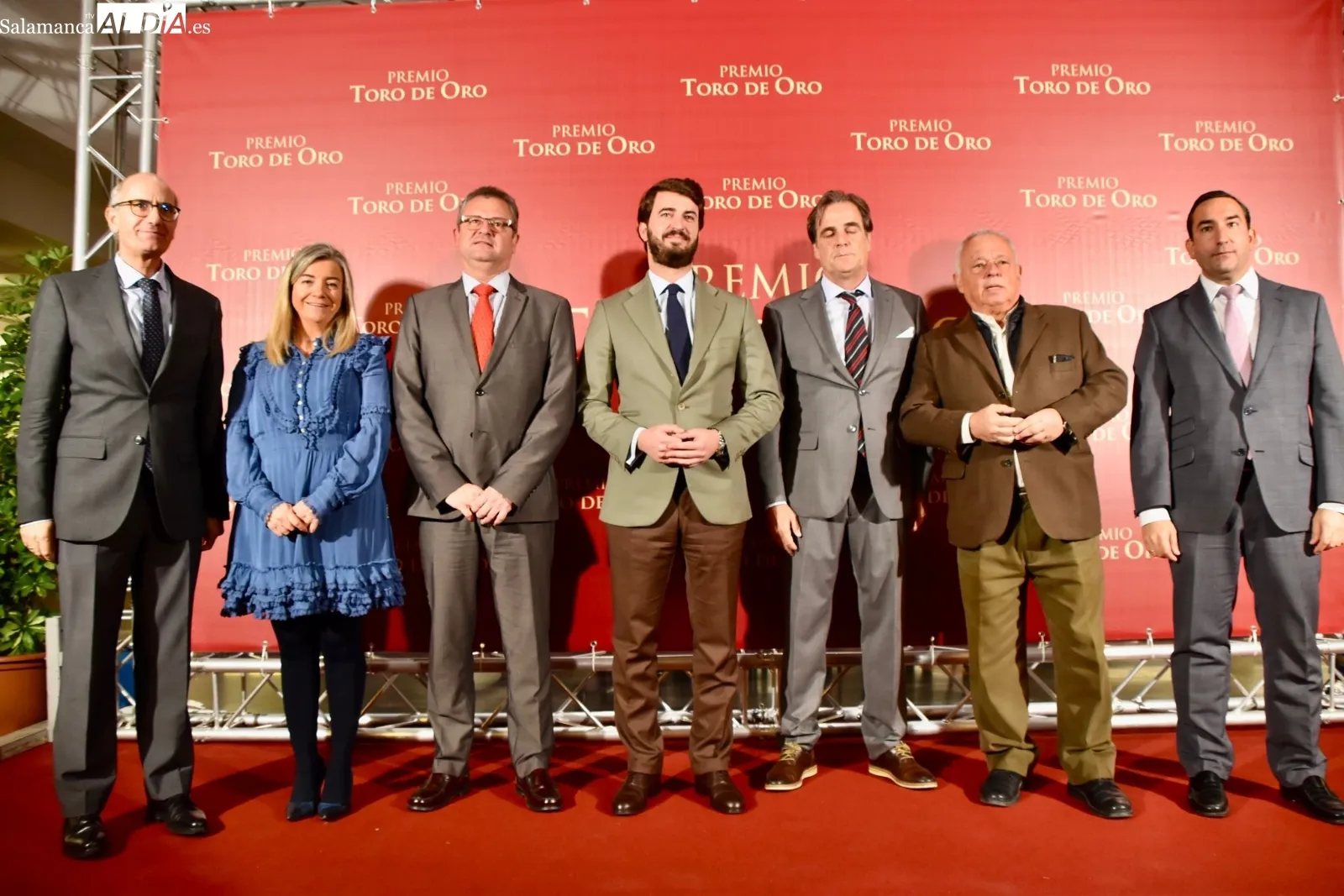 Entrega del premio ‘Toro de Oro’ en su XLVI edición en el salón de actos de la Delegación Territorial de la Junta en Salamanca. Fotos: Vanesa Martins