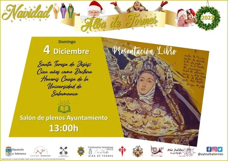 Foto 2 - La presentaci&oacute;n de dos libros teresianos protagoniza el inicio del calendario navide&ntilde;o
