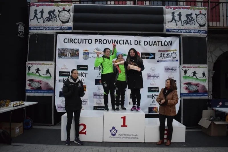 El VI Duatlòn Ciudad de Peñaranda se celebraba en la Plaza de la Constitución   
