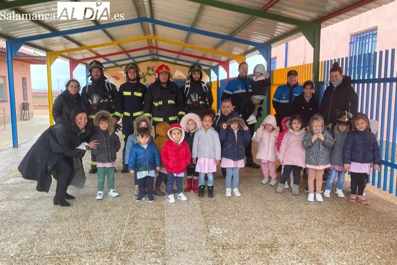 El CEIP Severiano Montero organizaba un simulacro de emergencia 