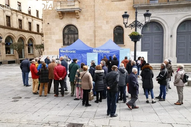 Campaña para la detección de aneurisma de aorta, en la plaza de los Bandos. Foto de David Sañudo