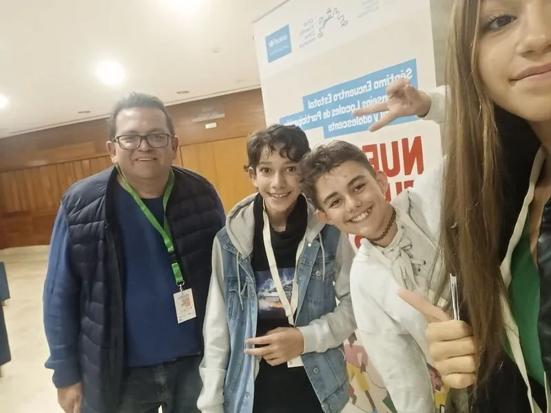 Representantes de Ciudad de los Niños de Carbajosa y Cibercarba, en el Encuentro Estatal de Consejos de Participación Infantil y Adolescente de UNICEF