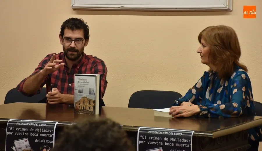 Foto 4 - Luis Roso da a conocer en Mir&oacute;briga su libro sobre el crimen de Malladas de Moraleja