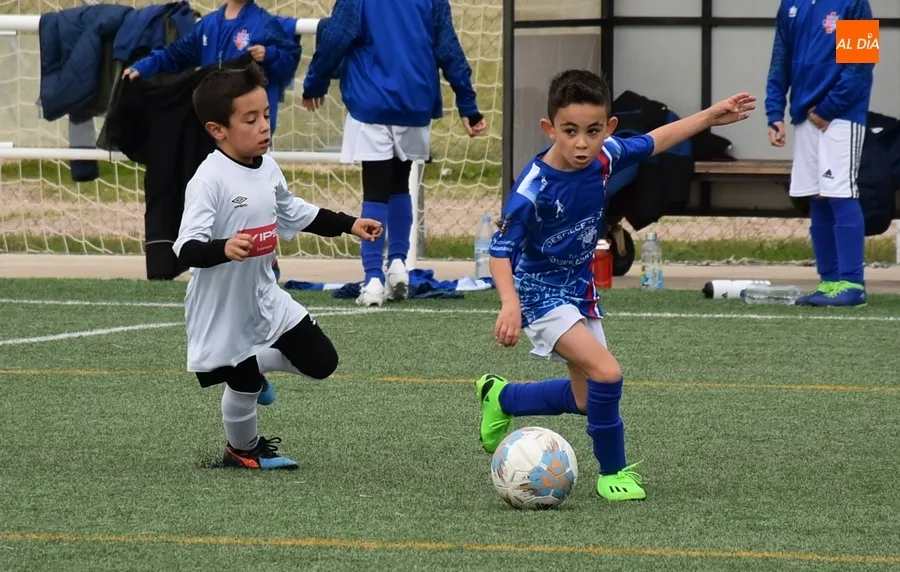 Foto 7 - El Prebenjam&iacute;n del Ciudad Rodrigo se lleva en un partidazo el duelo de invictos ante Trinitarios