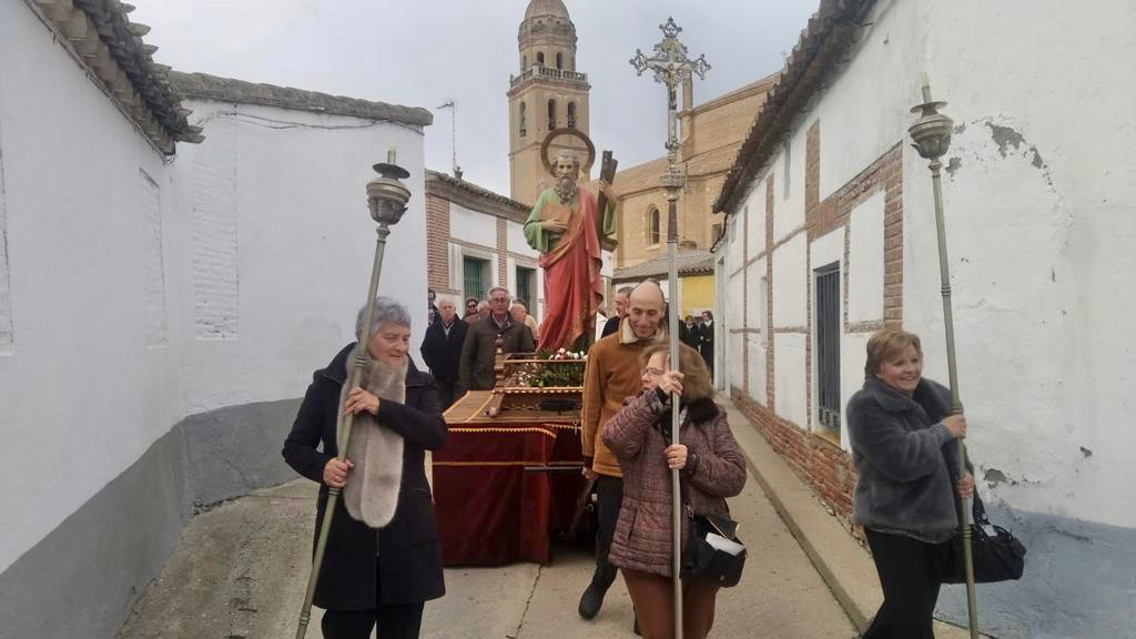 Palaciosrubios festejaba este miércoles a su patrón, San Andrés