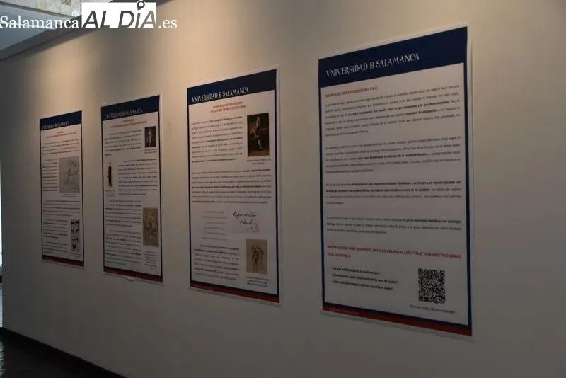 Geografía e Historia inaugura la exposición ‘Viajes y viajeros en Salamanca durante la Edad Moderna’ | Fotos: Vanesa Martins